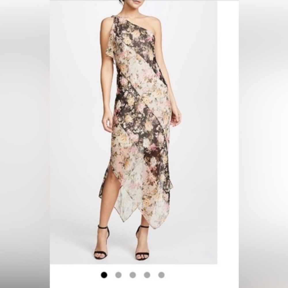 Bailey44 Floral Asymetrical Dress